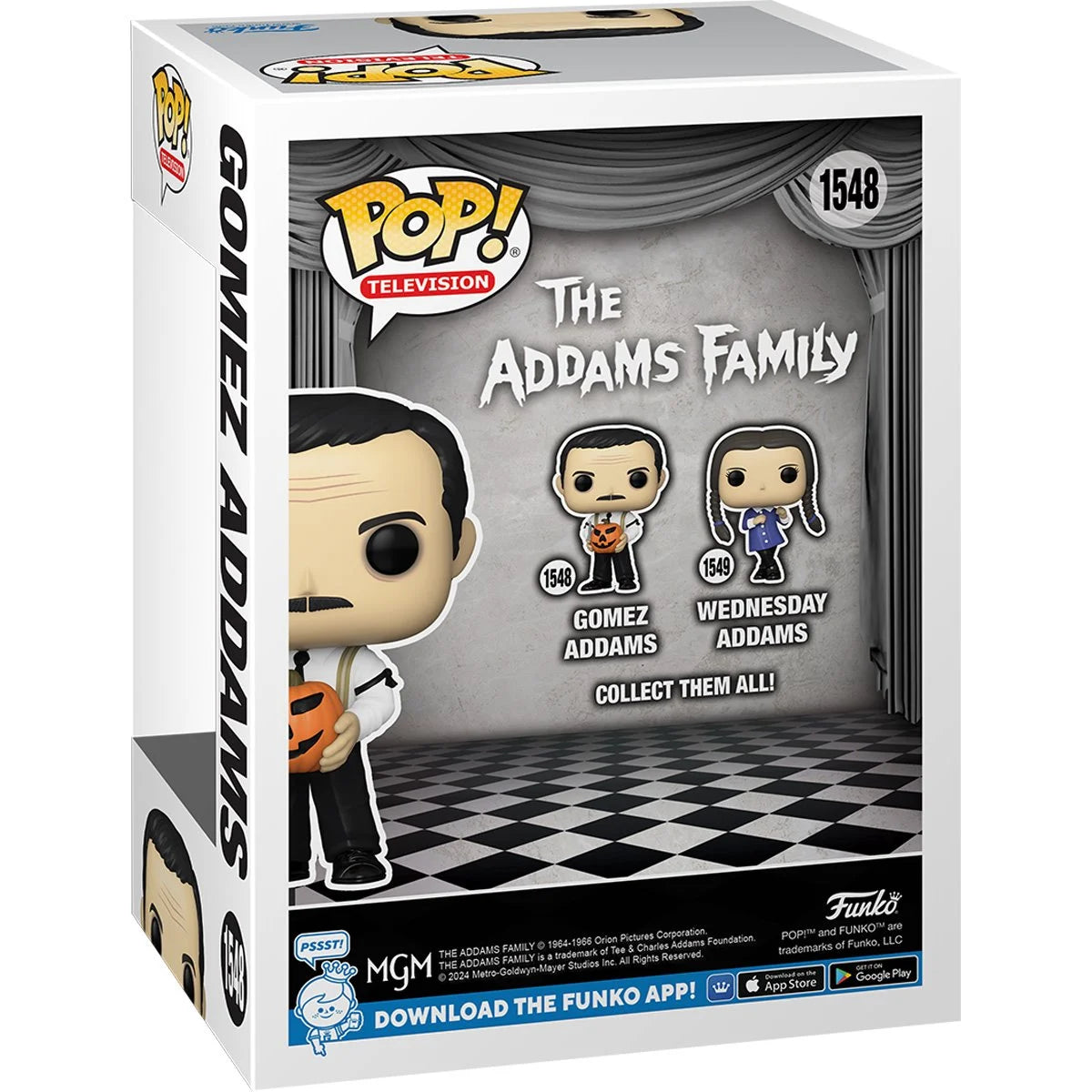 The Addams Family Gomez Addams with Pumpkin Funko Pop! Vinyl Figure #1548