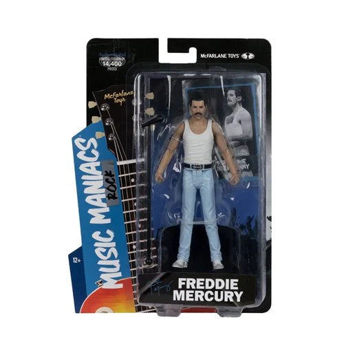 Music Maniacs Rock Wave 3 Queen Freddie Mercury 6-Inch Scale Action Figure