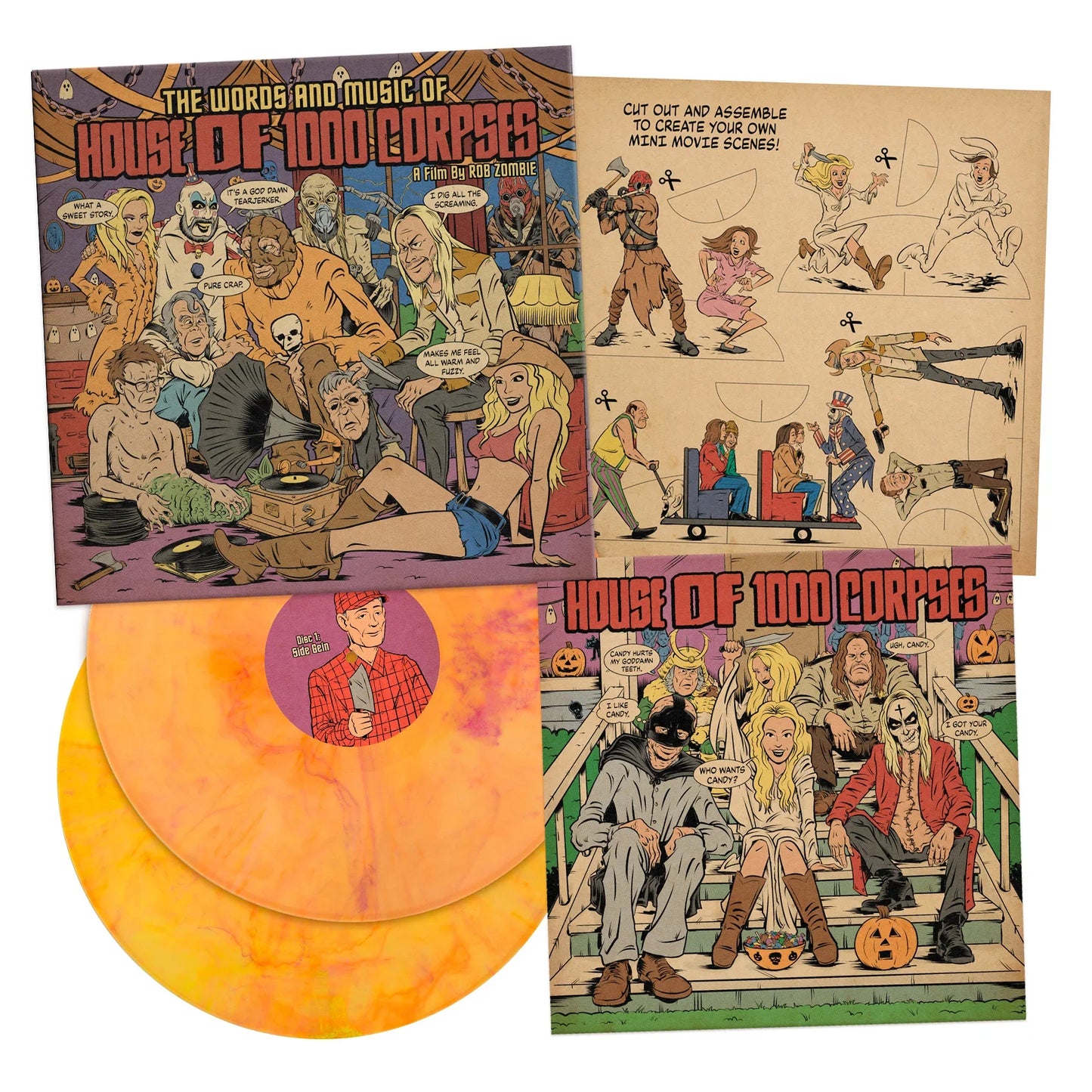 Waxwork Records The Words & Music of House Of 1000 Corpses (Halloween Party Variant)