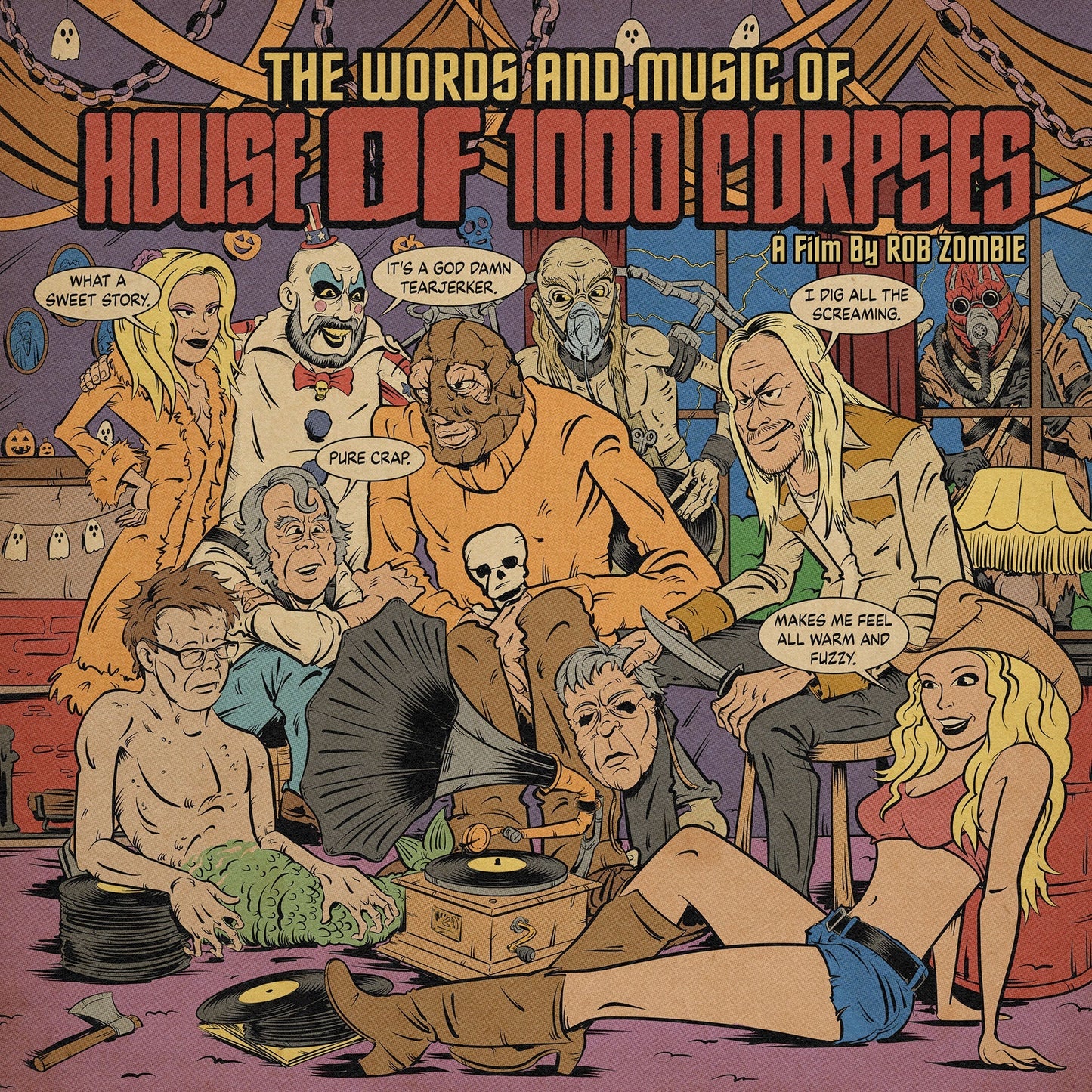 Waxwork Records The Words & Music of House Of 1000 Corpses (Halloween Party Variant)