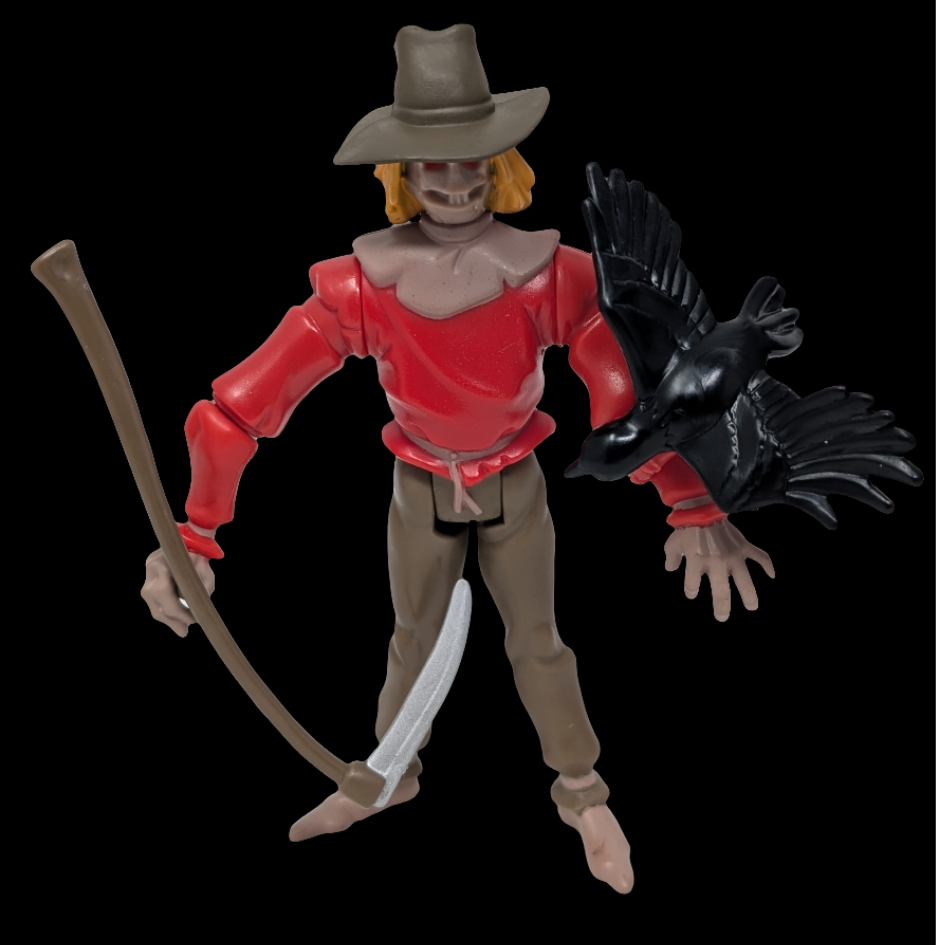 Vtg (1993) Batman The Animated Series Scarecrow Figure (Loose)