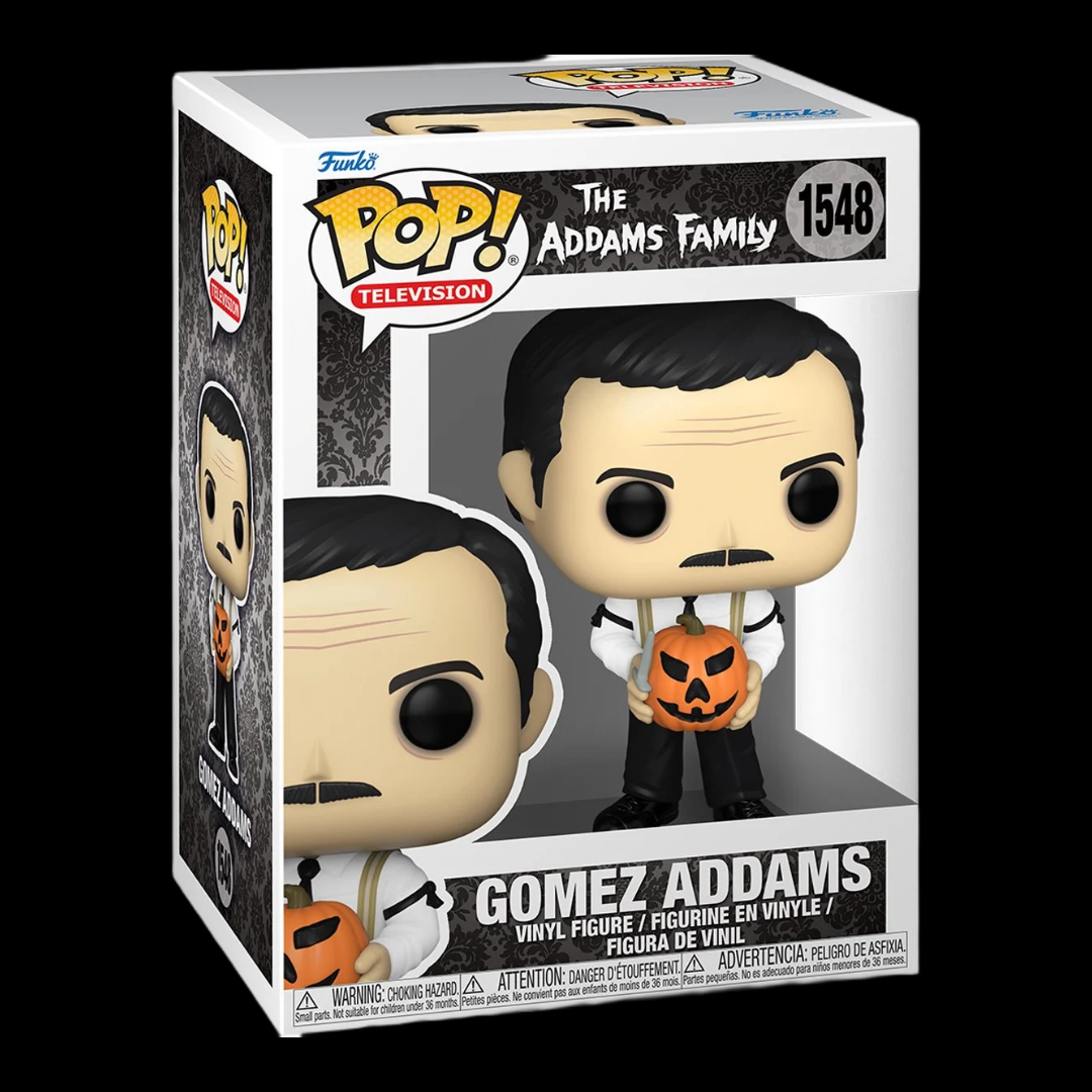 The Addams Family Gomez Addams with Pumpkin Funko Pop Vinyl Figure 1 jekyllsbasement