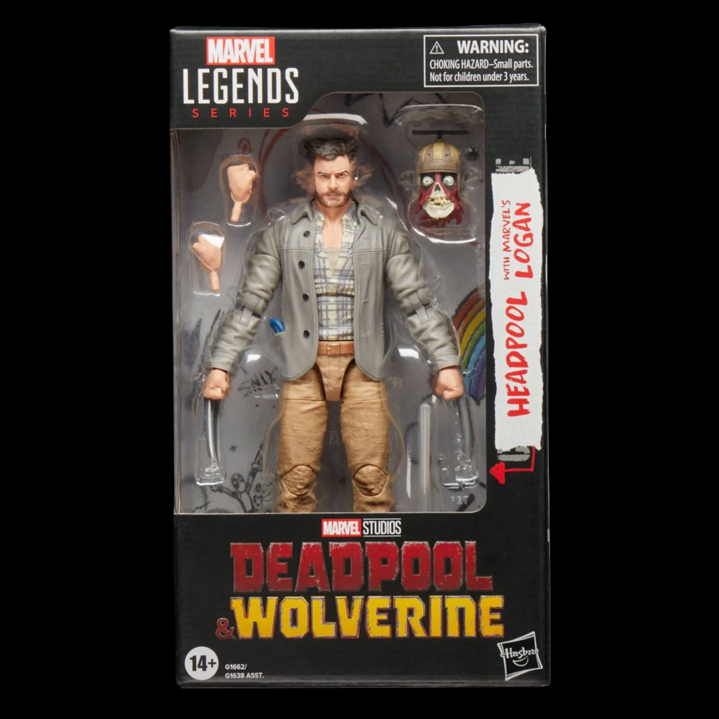 Deadpool & Wolverine Marvel Legends Headpool with Logan 6-Inch Action Figure