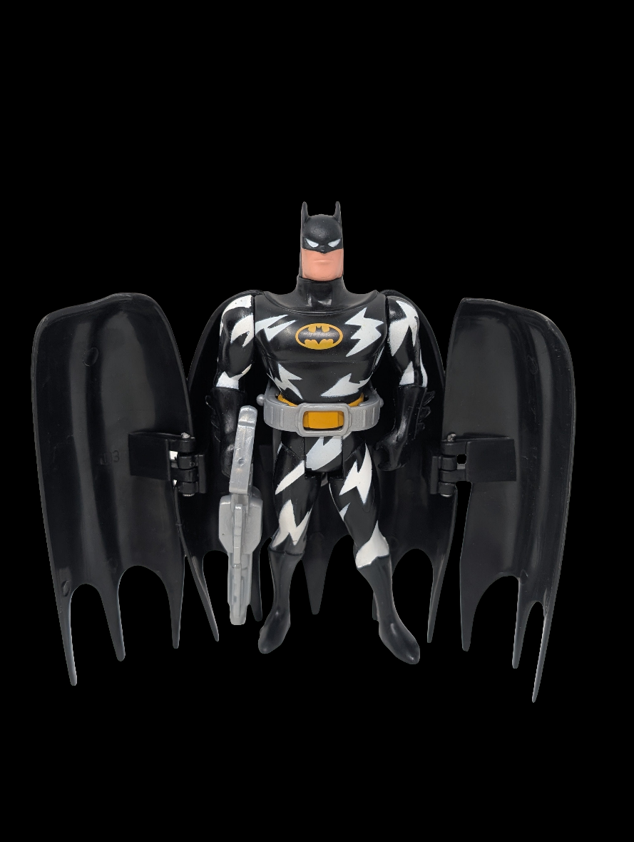 Vtg (1993) Batman The Animated Series Lightning Strike Batman Figure (Loose)
