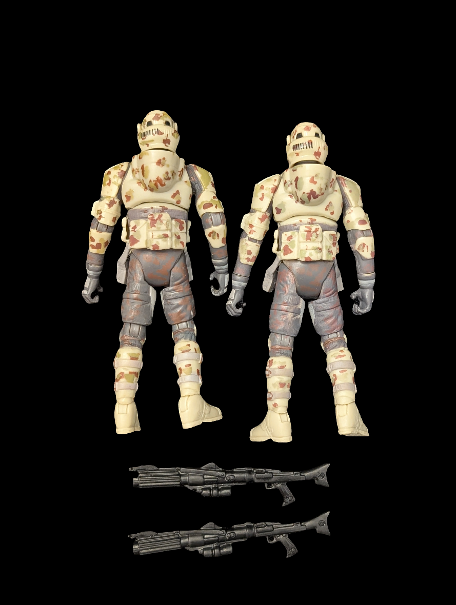 2x Star Wars Kashykk Clonetrooper Action Figures
