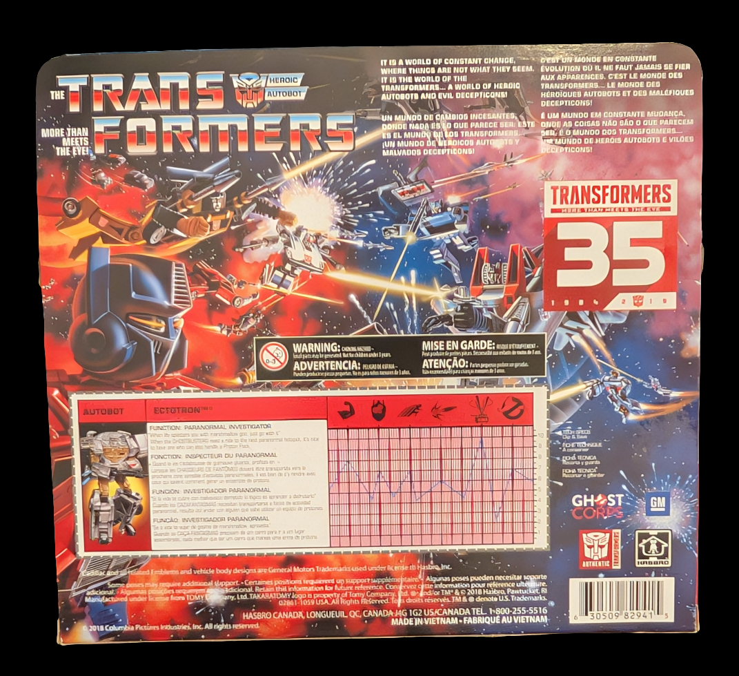Transformers Ghostbusters 2019 Ectotron/Ecto-1