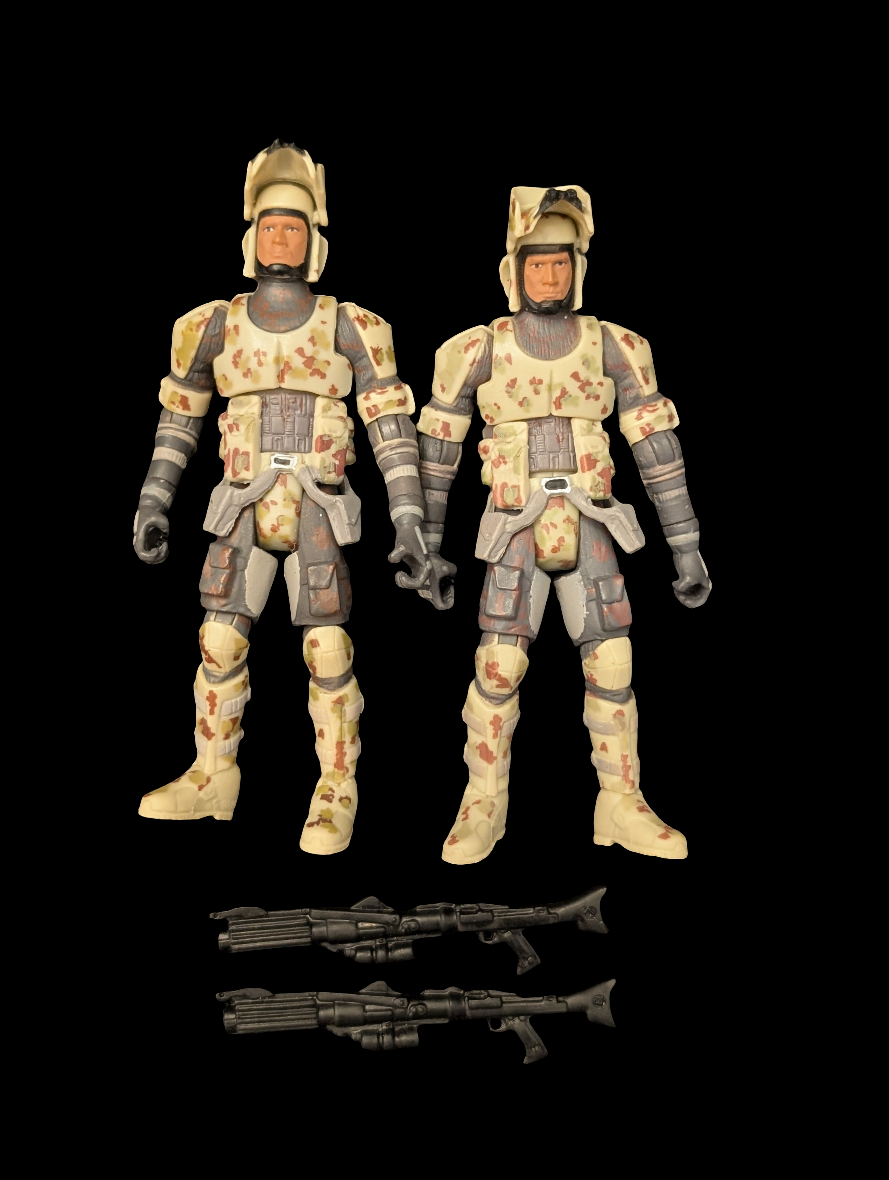 2x Star Wars Kashykk Clonetrooper Action Figures