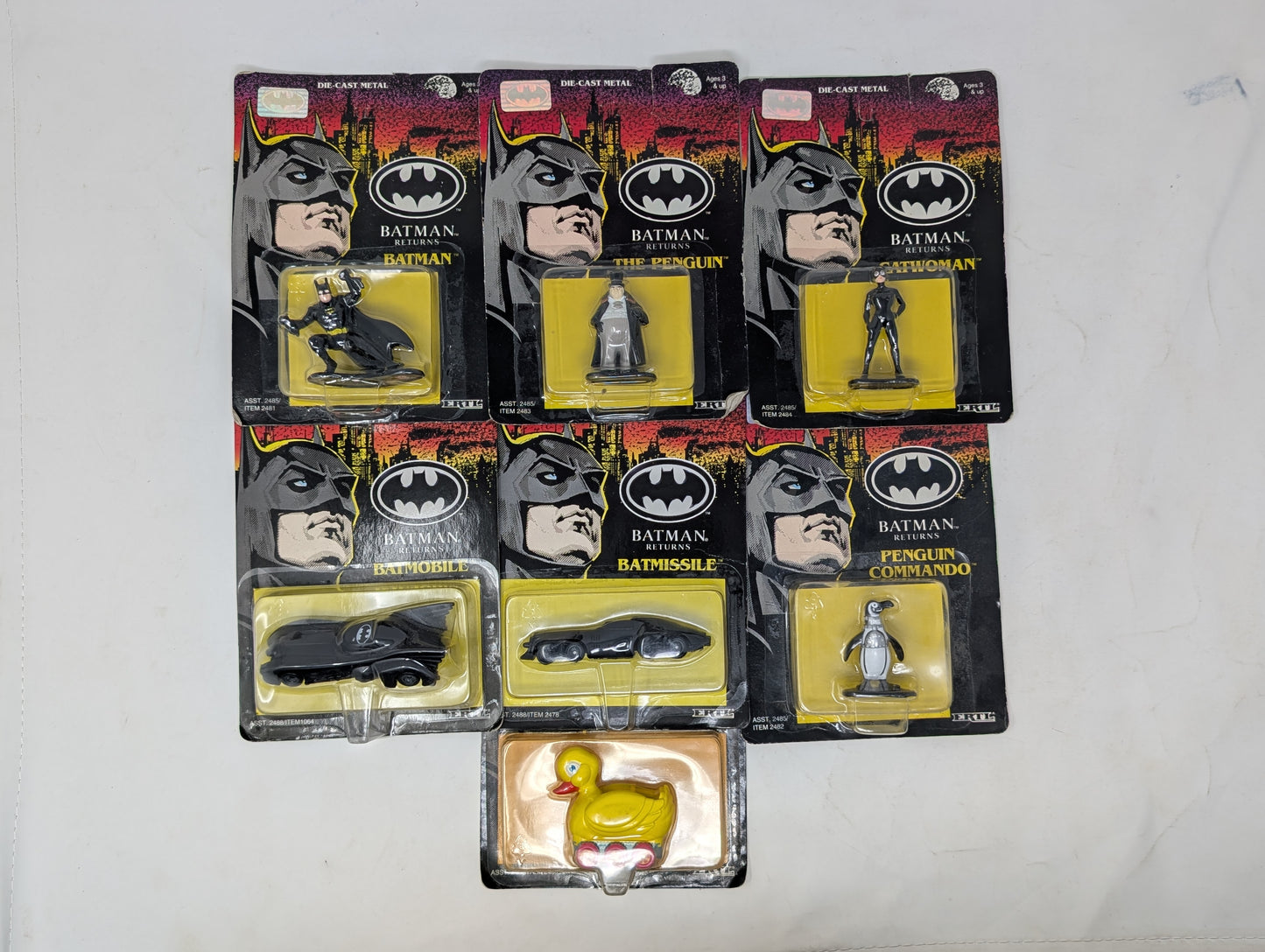 Vtg Batman Returns (1992) Die Cast Metal Bundle