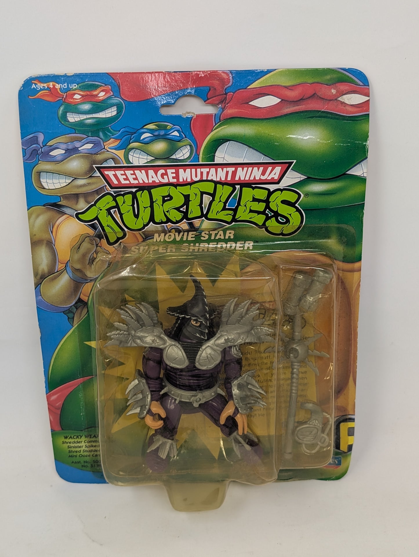 Vtg (1992) TMNT Movie Star Super Shredder