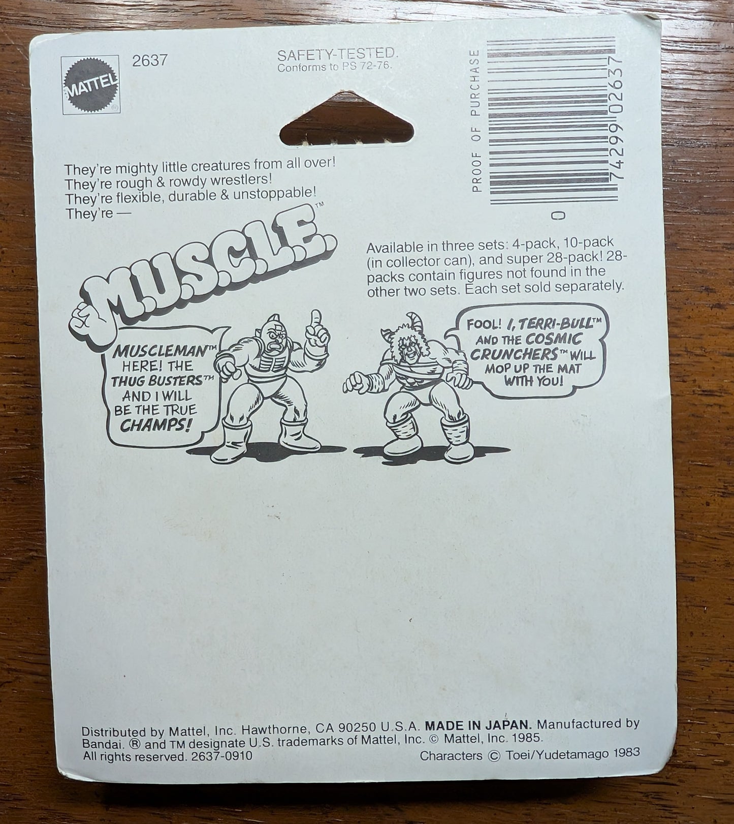 Vtg (1985) MUSCLE Box
