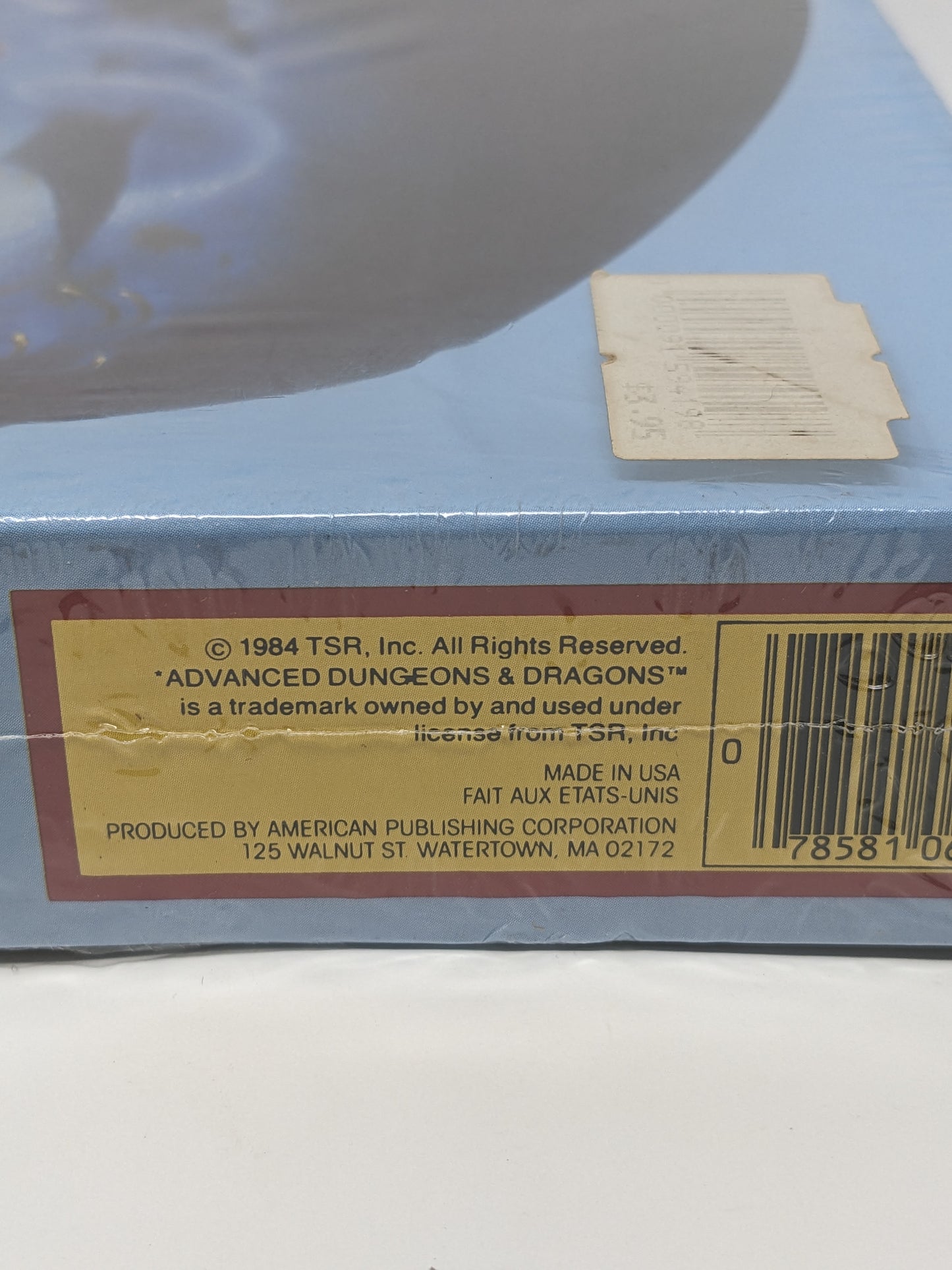 Vtg (1984) Advanced Dungeons & Dragons Wizard's Revenge 500 pc Jigsaw Puzzle SEALED