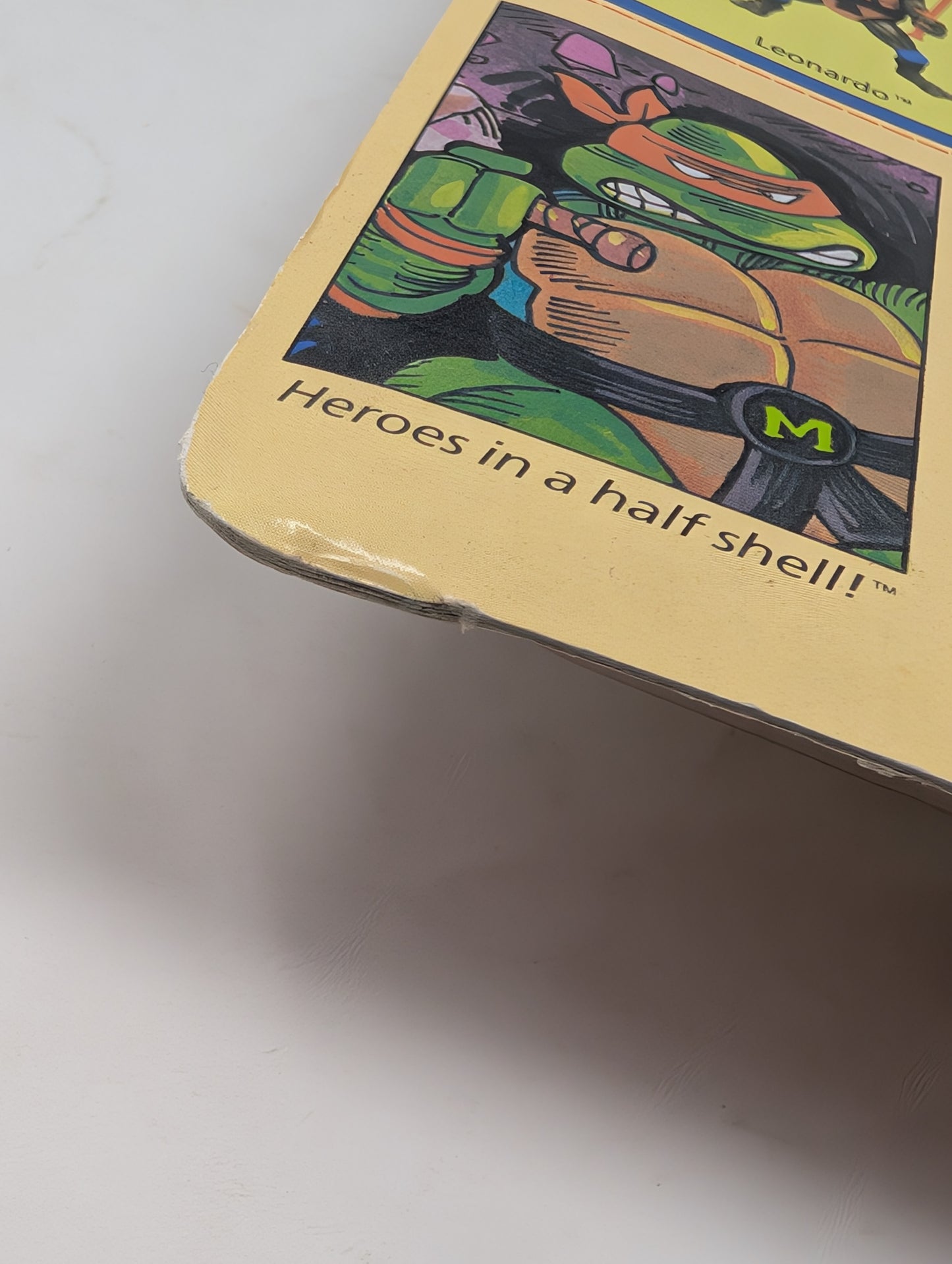 Vtg (1988) TMNT Michelangelo Figure (10 Back, Unpunched)