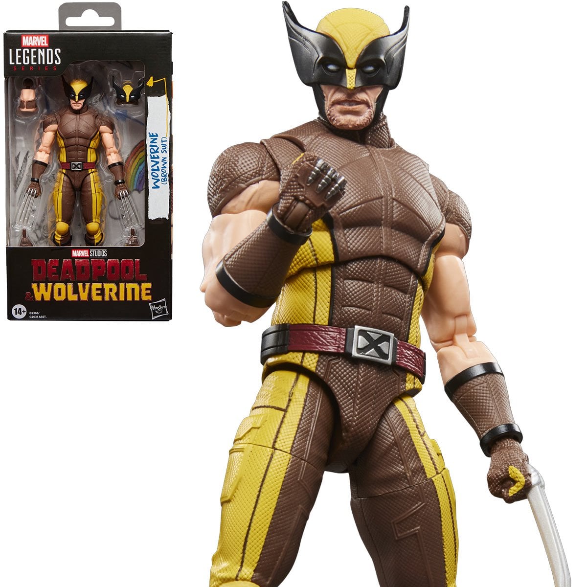 Deadpool & Wolverine Marvel Legends Wolverine (Brown Suit) 6-Inch Action Figure