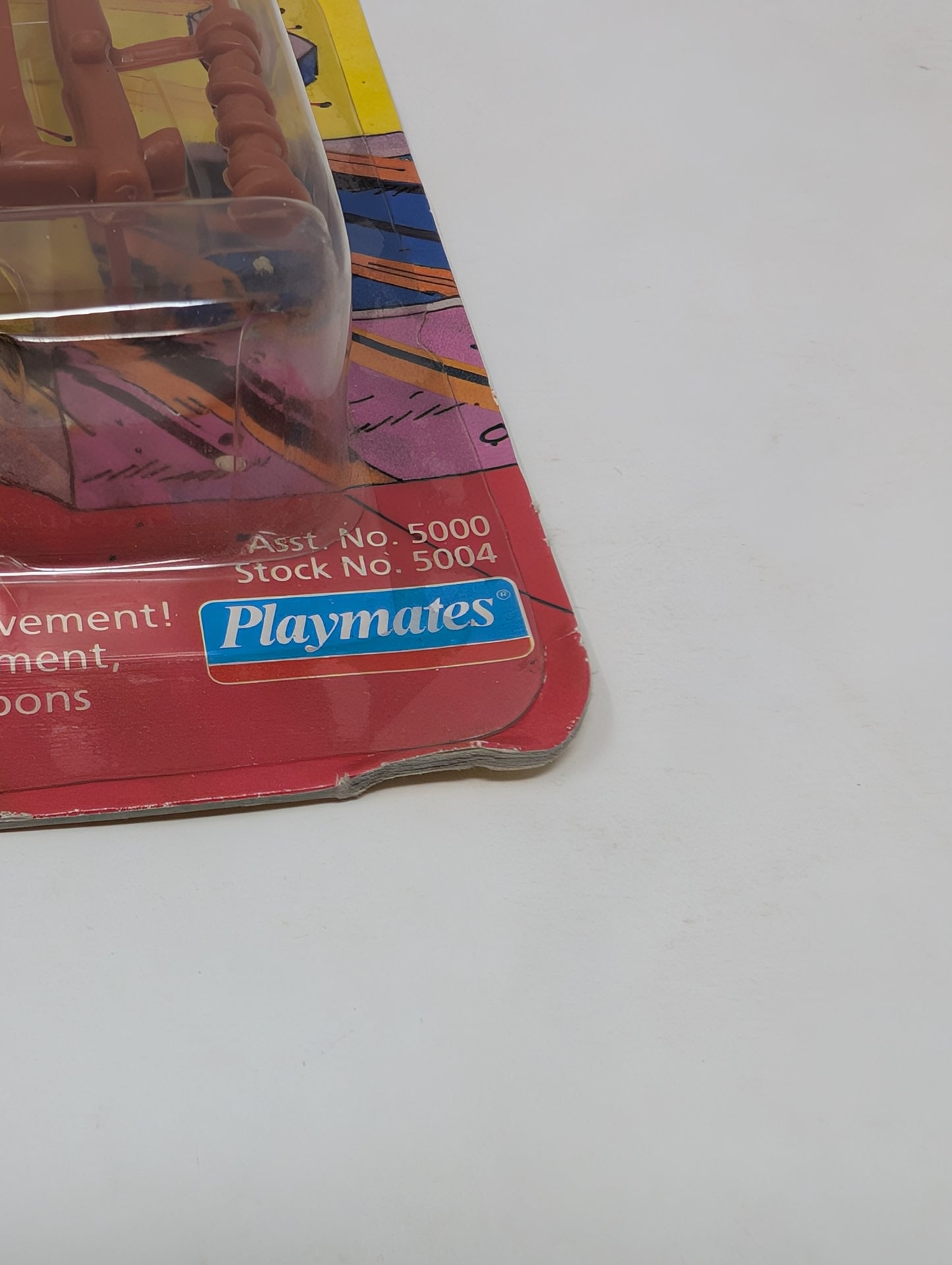 Vtg (1988) TMNT Michelangelo Figure (10 Back, Unpunched)