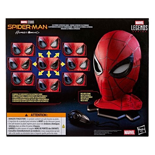 Spider-Man: Homecoming Marvel Legends Electronic Expressive Mask