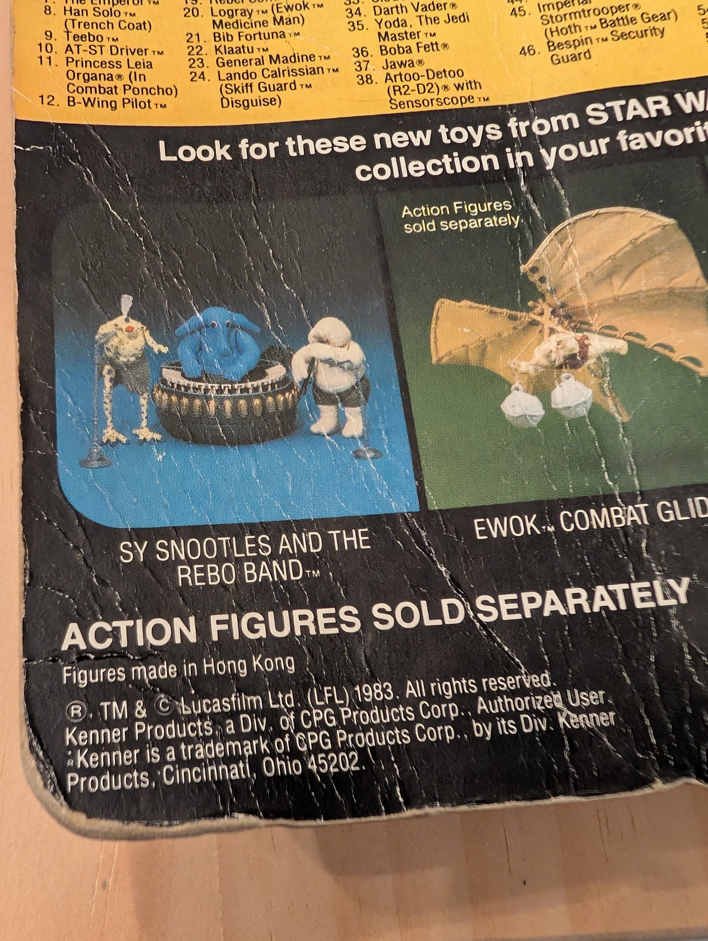 Vtg (1983) Star Wars Rancor Keeper Action Figure (77 Back)