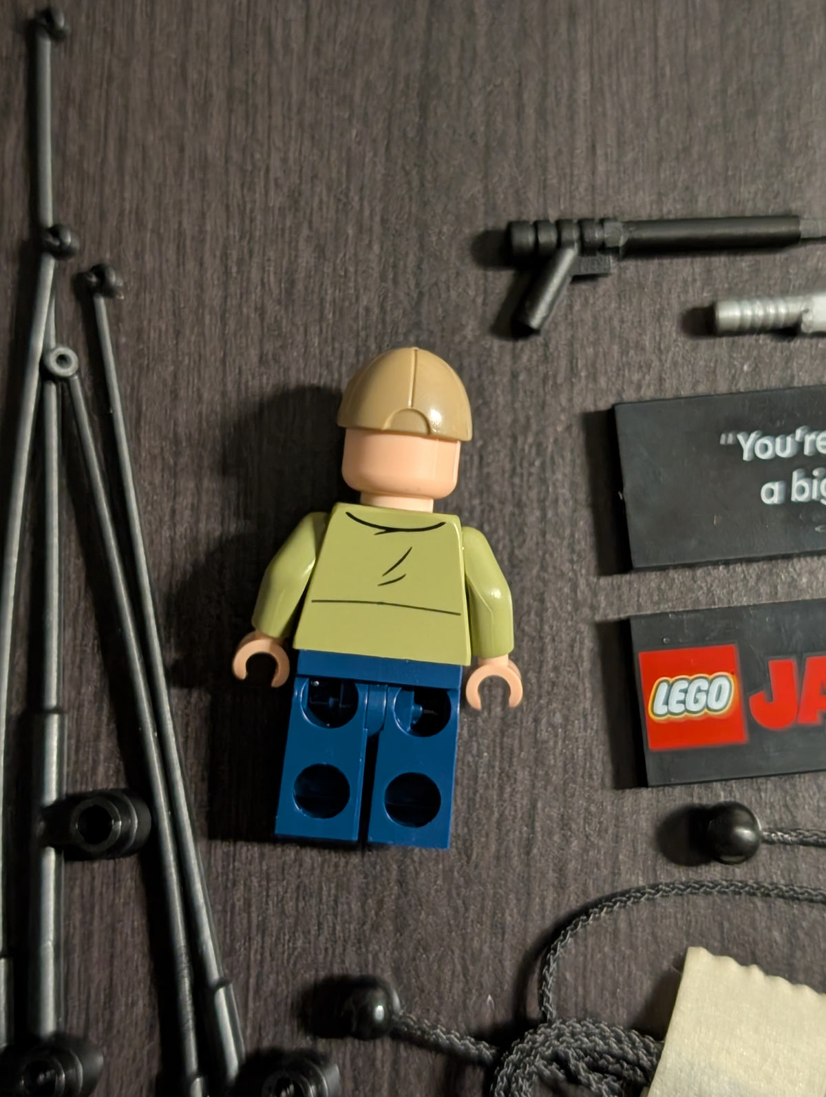 Lego Ideas JAWS Quint Minifigure (Loose)