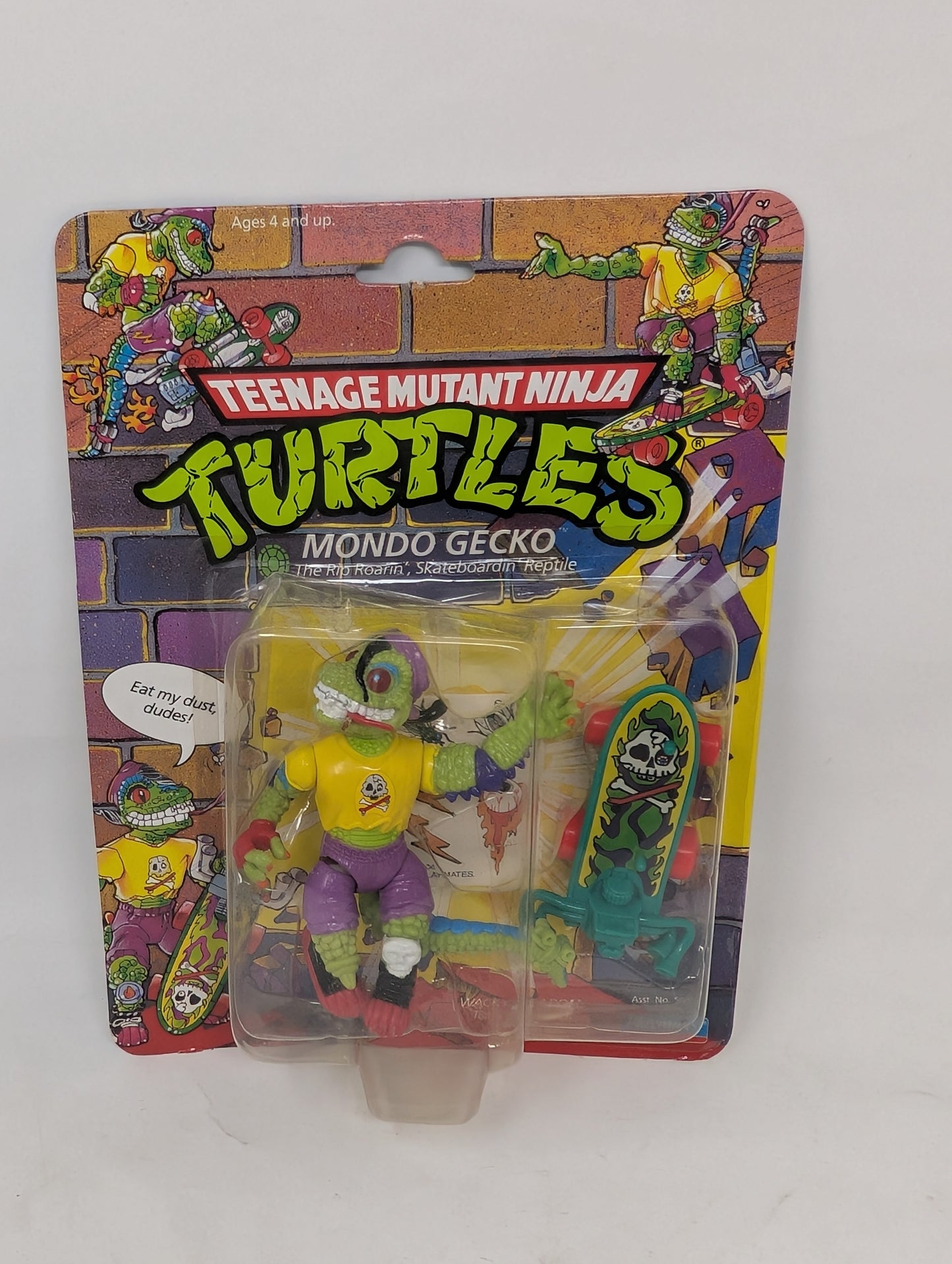 Vtg (1990) TMNT Mondo Gecko Figure