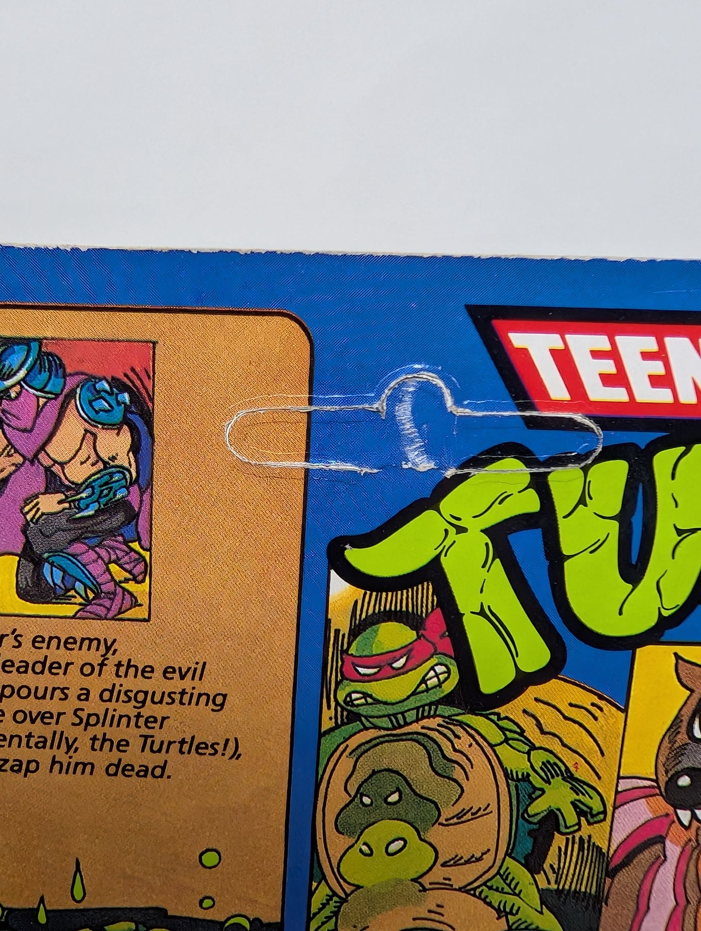 Vtg (1988) TMNT Shredder (10 Back, Unpunched)