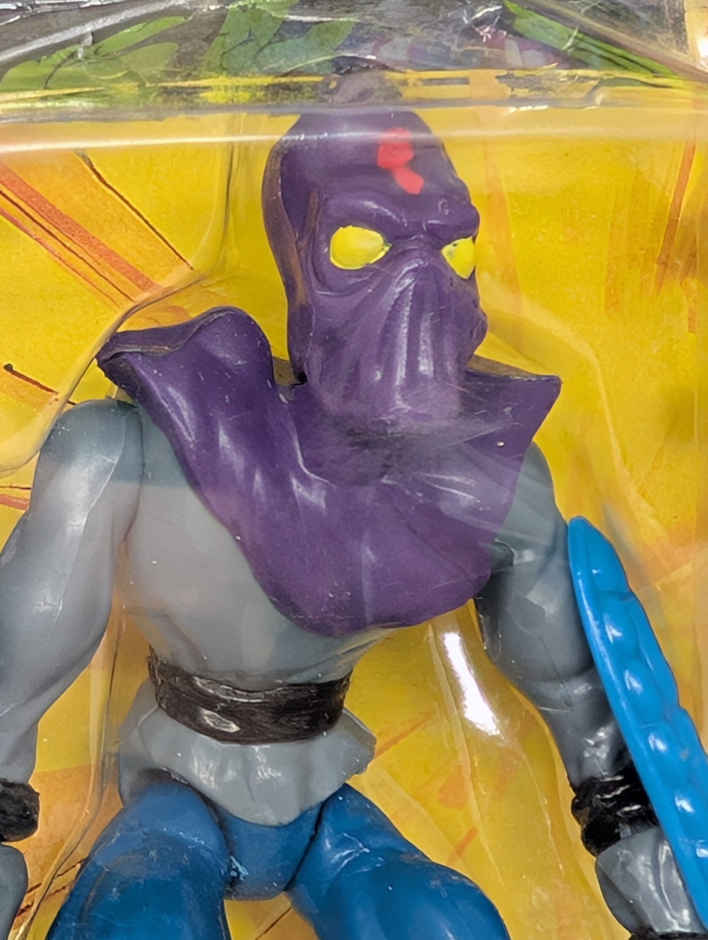 Vtg (1988) TMNT Foot Soldier Figure (Unpunched, 10 Back)