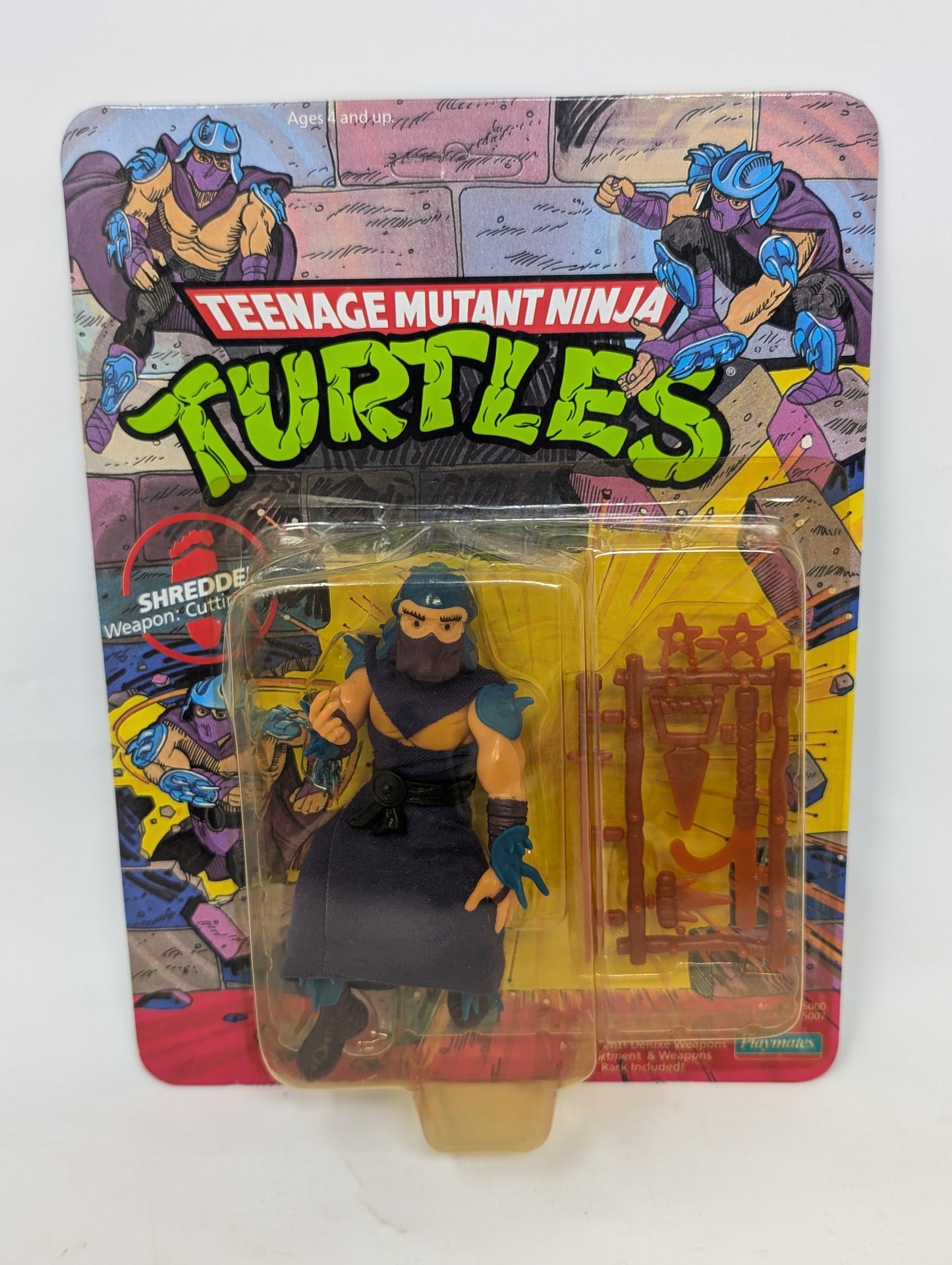 Vtg (1988) TMNT Shredder (10 Back, Unpunched)