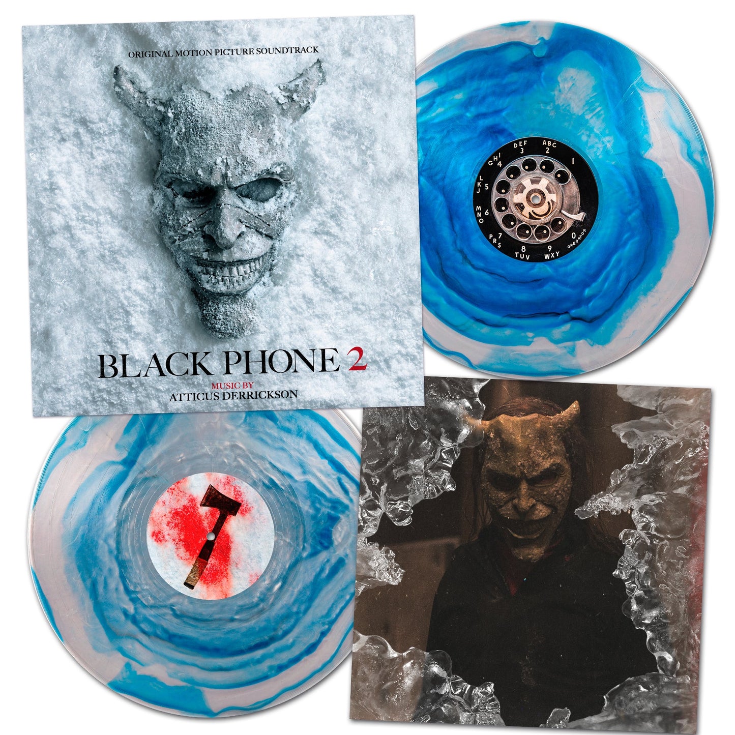 Waxwork Records Black Phone 2 Soundtrack (Snow & Ice)