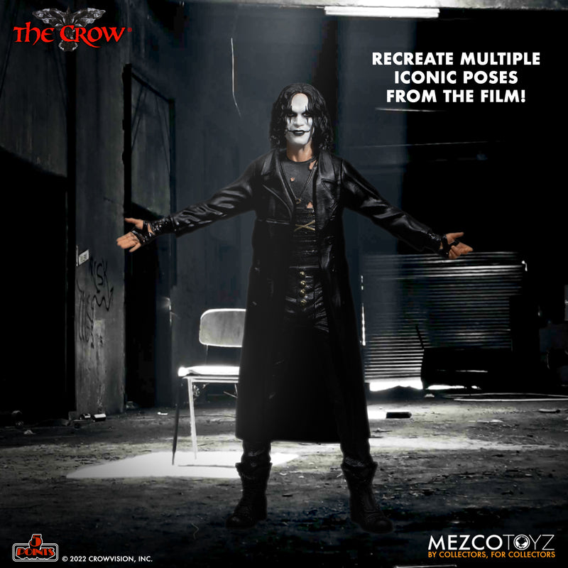 Mezco 5 POINTS (3.75 in)The Crow Deluxe Figure Set