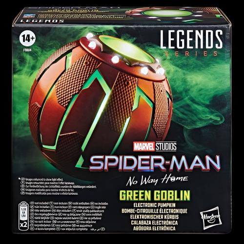 Spider-Man: No Way Home Marvel Legends Series Green Goblin Electronic Pumpkin Prop Replica