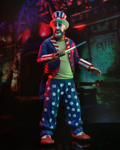House of 1000 Corpses 7″ Scale Action Figure – Captain Spaulding (Tailcoat) 20th Anniversary Figure