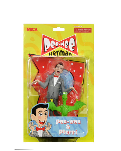 NECA Pee-wee’s Playhouse 6” Scale Action Figure – Pee-wee and Pterri