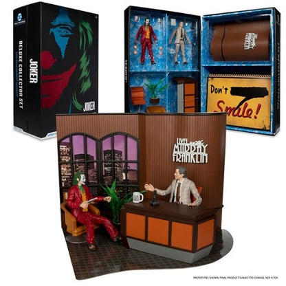 DC Multiverse Joker Movie Live with Murray Franklin Deluxe Collector Set with 7-Inch Scale Action Figure 2-Pack