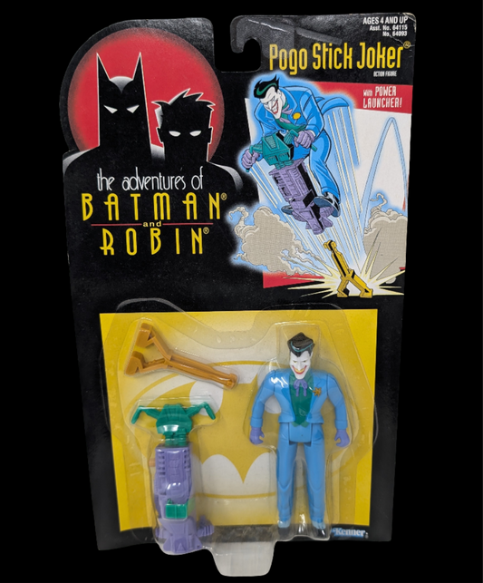Vtg (1996) Adventures of Batman & Robin Pogo Stick Joker