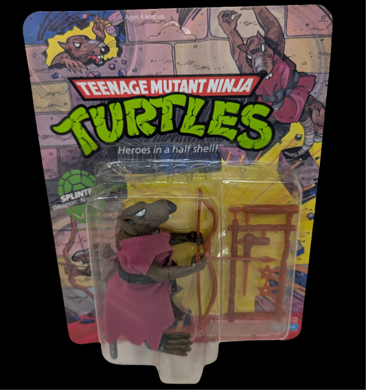 Vtg (1988) TMNT Splinter (10 Back, Unpunched)
