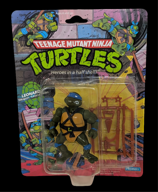 Vtg (1988) TMNT Leonardo Figure (10 Back)