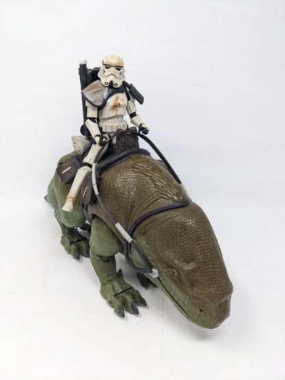 Star Wars 6in Black Series Dewback w/Sandtrooper (Loose)