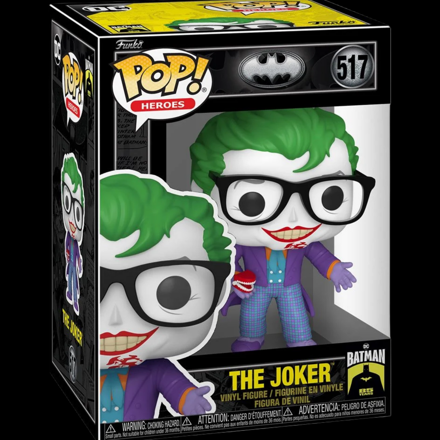 Batman 85th Anniversary The Joker with Teeth Funko Pop! Vinyl Figure #517