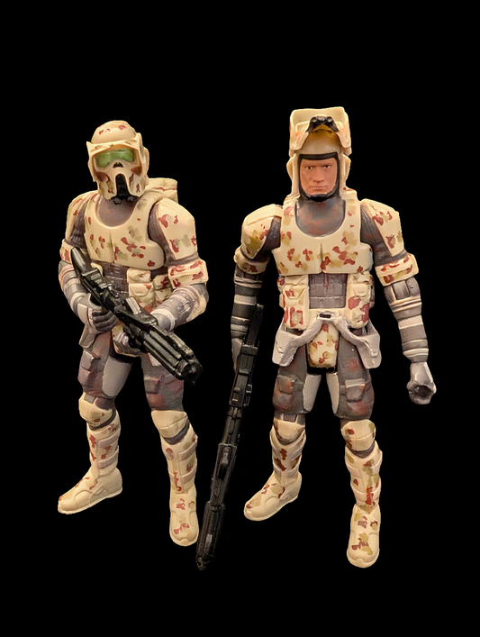 2x Star Wars Kashykk Clonetrooper Action Figures