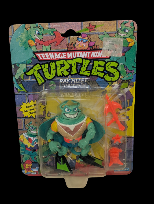Vtg (1990) TMNT Ray Fillet Figure