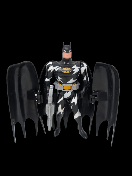 Vtg (1993) Batman The Animated Series Lightning Strike Batman Figure (Loose)