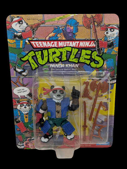 Vtg TMNT (1990) Panda Khan Figure (Unpunched)