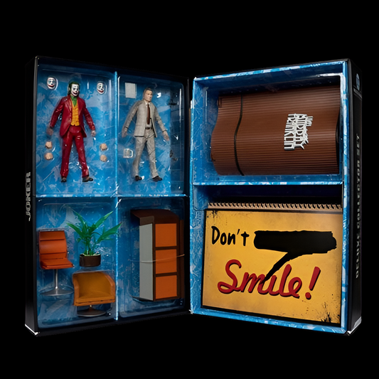DC Multiverse Joker Movie Live with Murray Franklin Deluxe Collector Set with 7-Inch Scale Action Figure 2-Pack