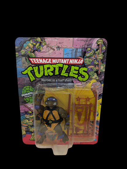 Vtg (1988) TMNT Donatello Figure (10 Back, Unpunched)