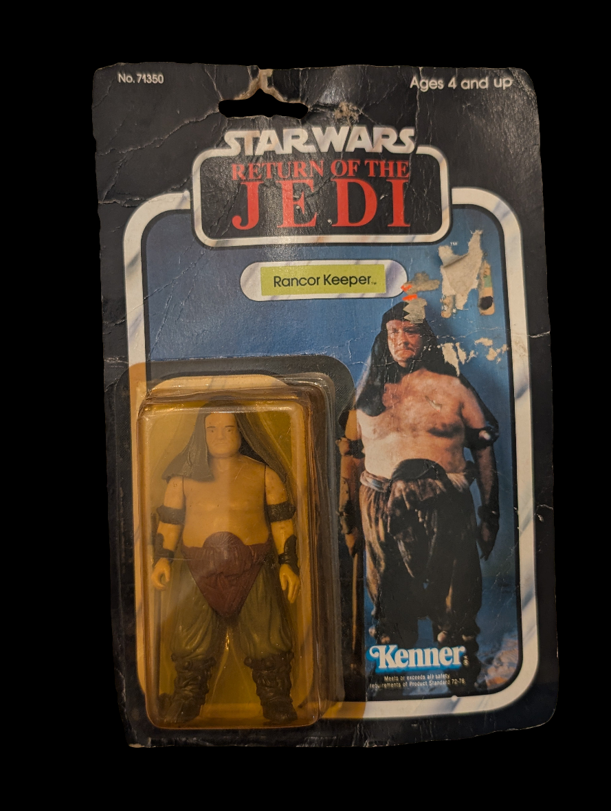Vtg (1983) Star Wars Rancor Keeper Action Figure (77 Back)