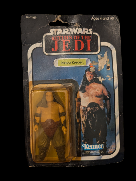 Vtg (1983) Star Wars Rancor Keeper Action Figure (77 Back)