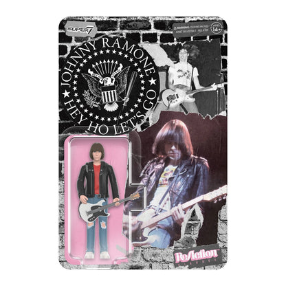 The Ramones Johnny Ramone 3 3/4-Inch ReAction Figure
