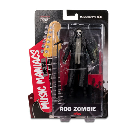 PRE-ORDER  Music Maniacs Wave 2 Metal Rob Zombie 6-Inch Scale Action Figure