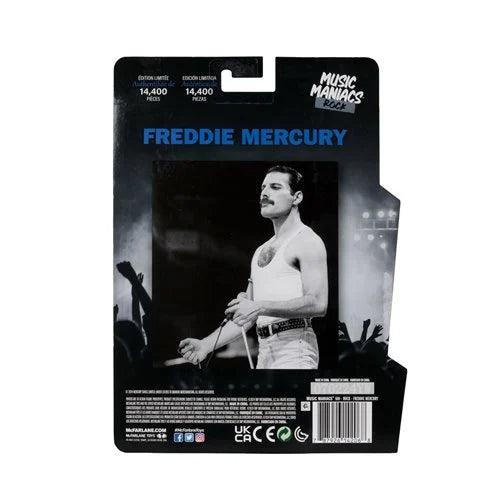 Music Maniacs Rock Wave 3 Queen Freddie Mercury 6-Inch Scale Action Figure