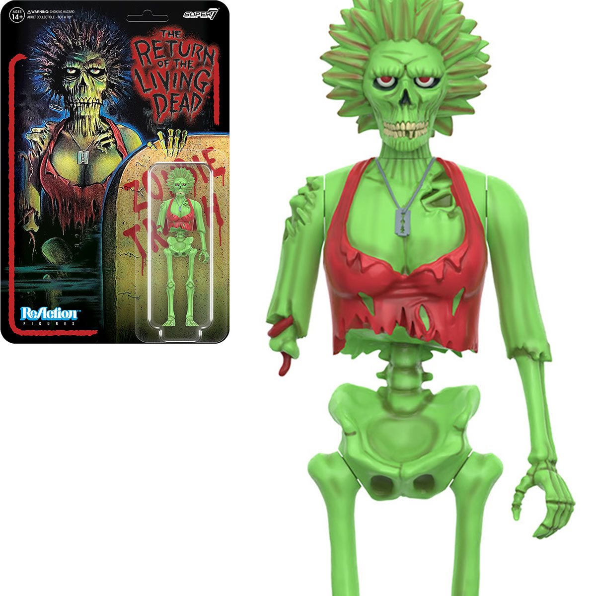 Return of the Living Dead Zombie Trash 3 3/4-Inch ReAction Figure