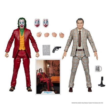 DC Multiverse Joker Movie Live with Murray Franklin Deluxe Collector Set with 7-Inch Scale Action Figure 2-Pack