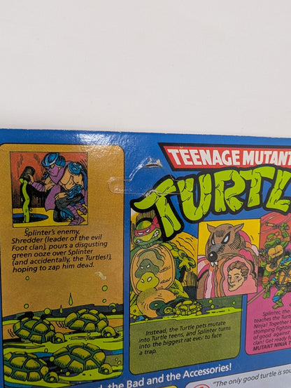 Vtg (1988) TMNT Donatello Figure (10 Back, Unpunched)